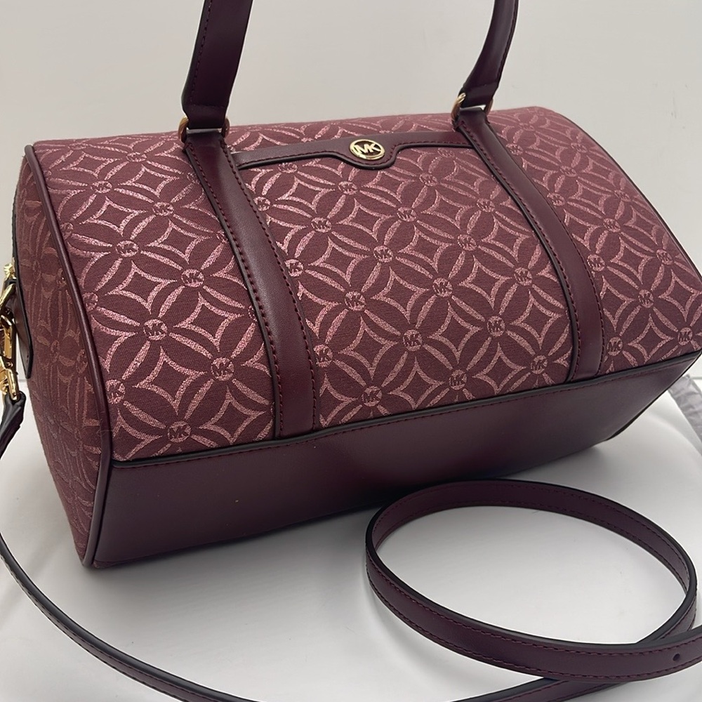 MICHAEL KORS JST TRAVEL MEDIUM DUFFLE SATCHEL SHOULDER CROSSBODY BAG MK … - Picture 5 of 16